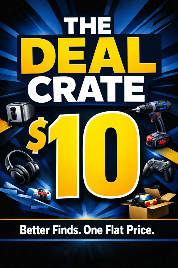 Deal Crate ten dollar bin