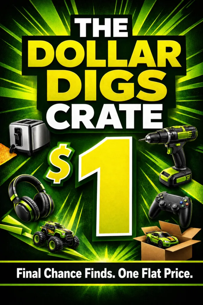 Dollar Digs one dollar bin