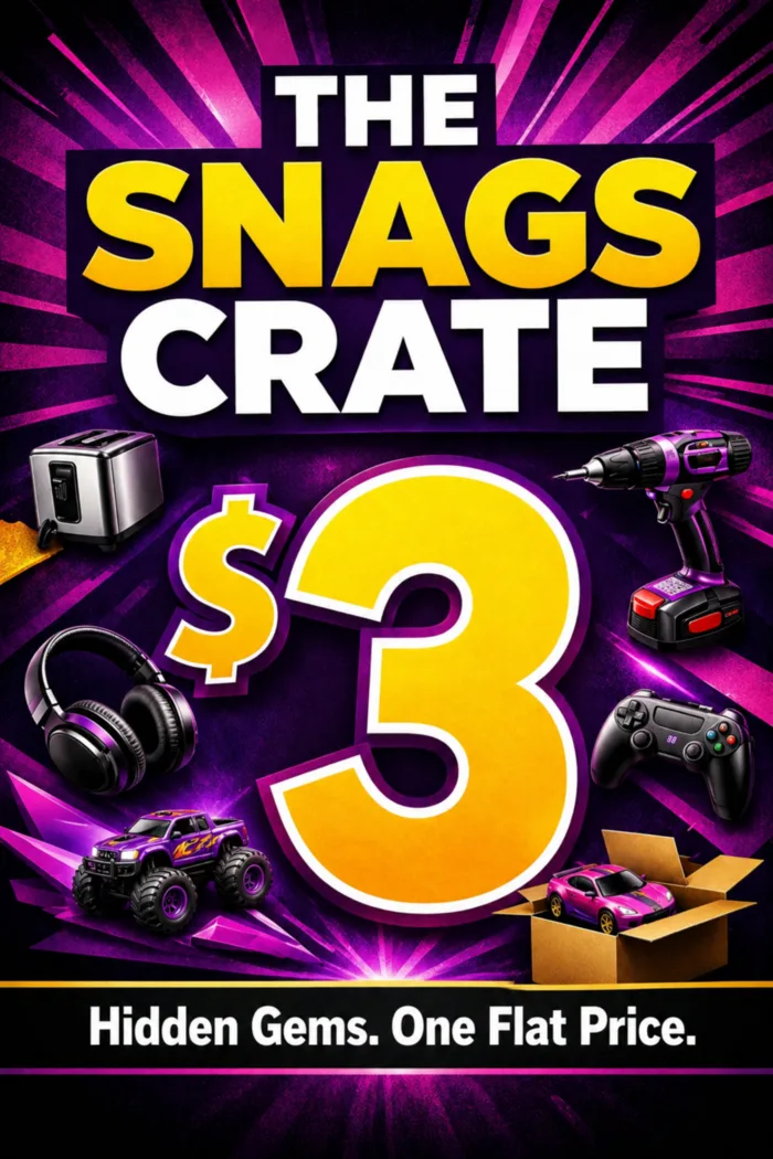 Snags Crate three dollar bin