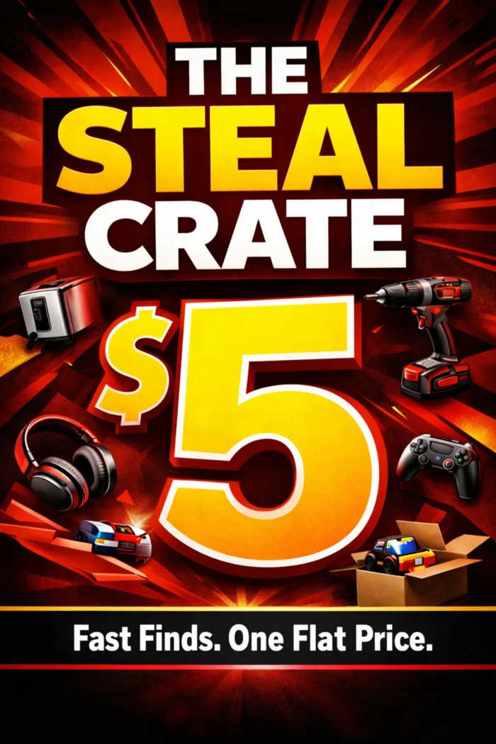 Steal Crate five dollar bin